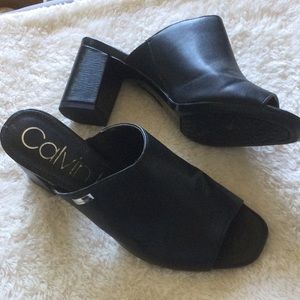Calvin Klein Mules Slides Sandals 6.5